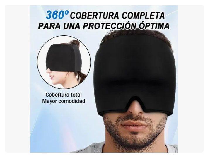 Antifaz Para Dormir Máscara Cubre Ojos Gel Frío Calor Gorro-4