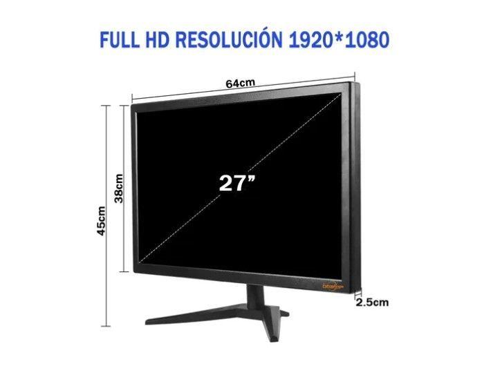 Monitor Pc Para Oficina 27'' Hd Display 1920*1080 Hdmi Vga-5