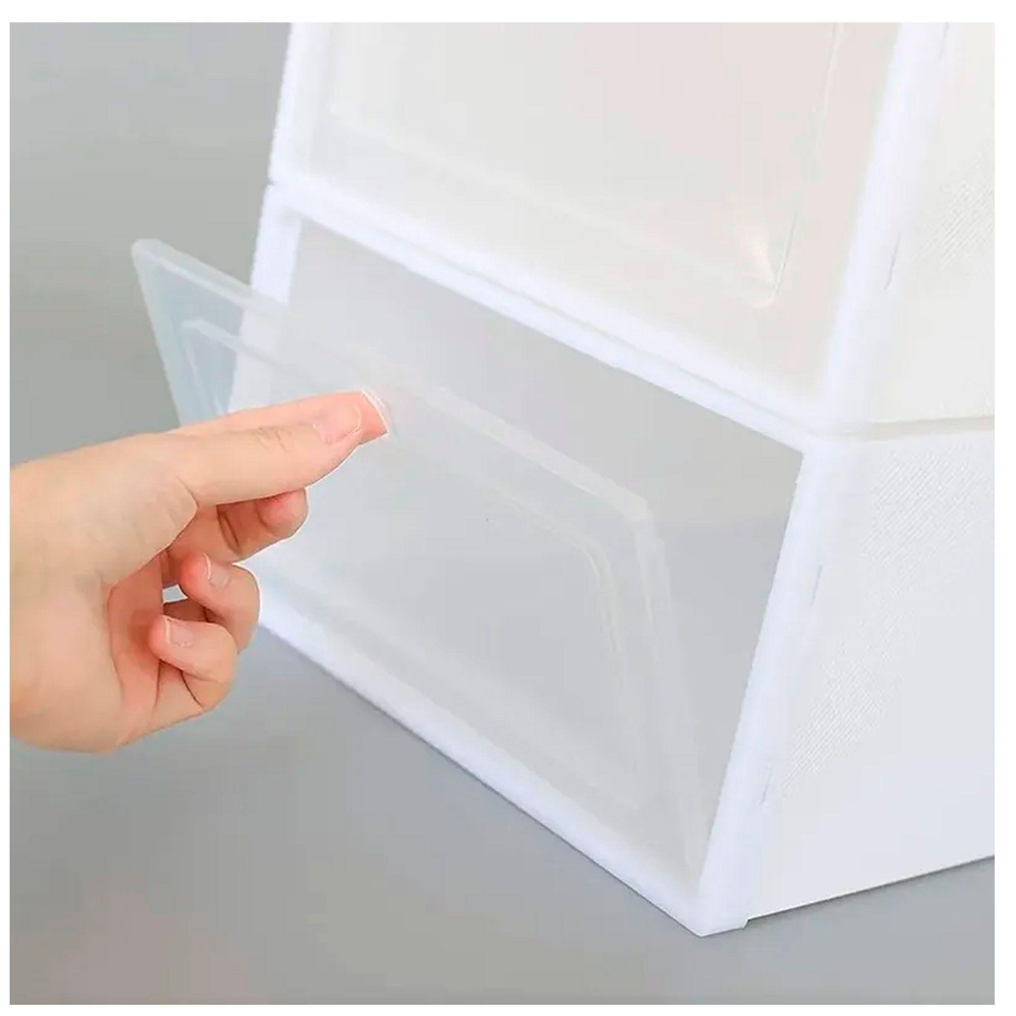 Caja Organizador De Zapatos Set De 6 Organizadores Apilables-3