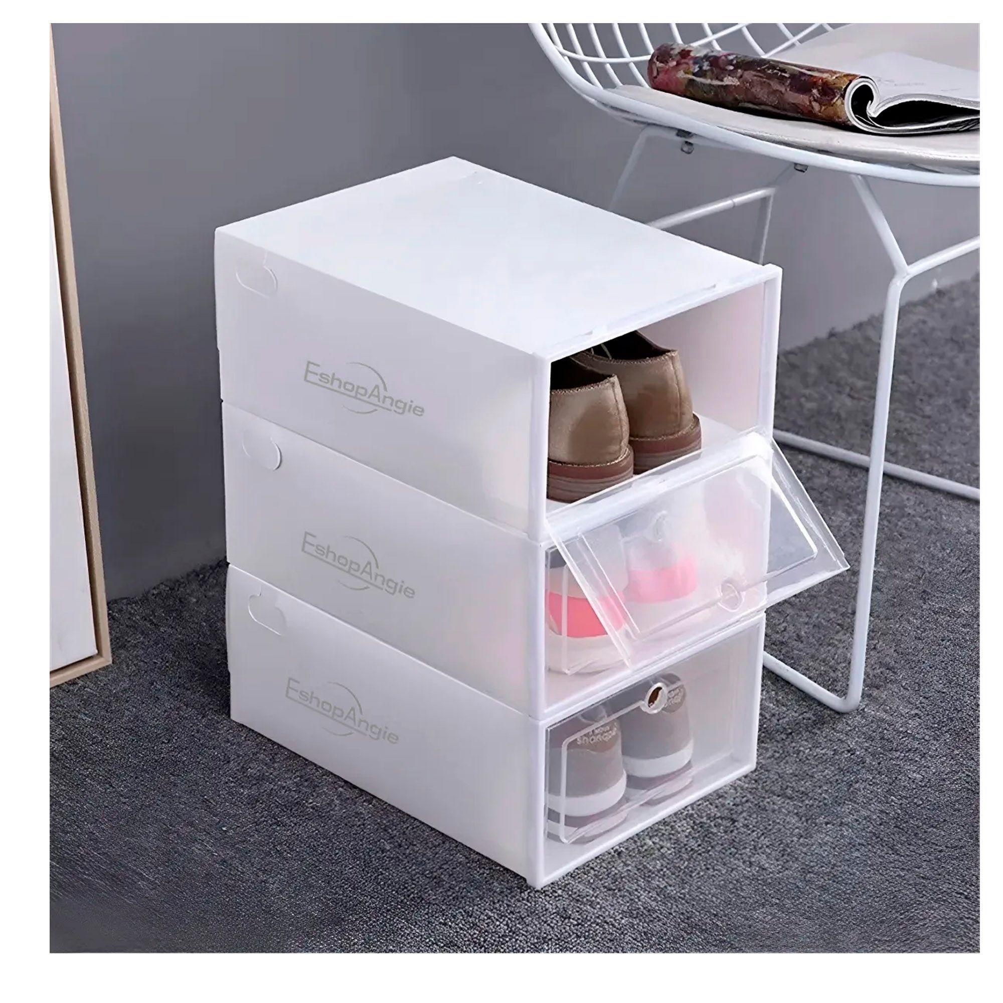 Caja Organizador De Zapatos Set De 6 Organizadores Apilables-6