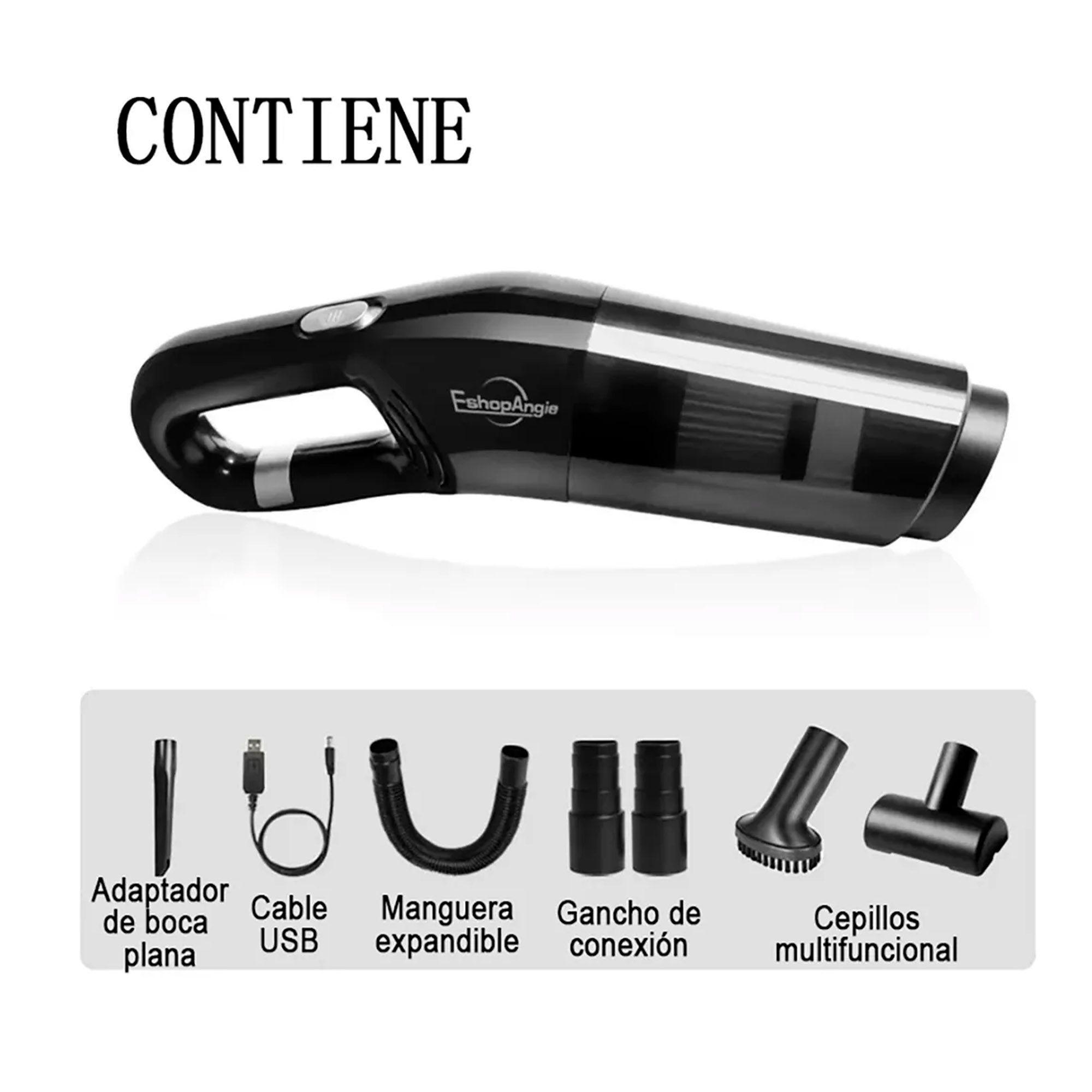 Aspiradora De Mano Portátil 12v Para Auto Casa Recargable-2