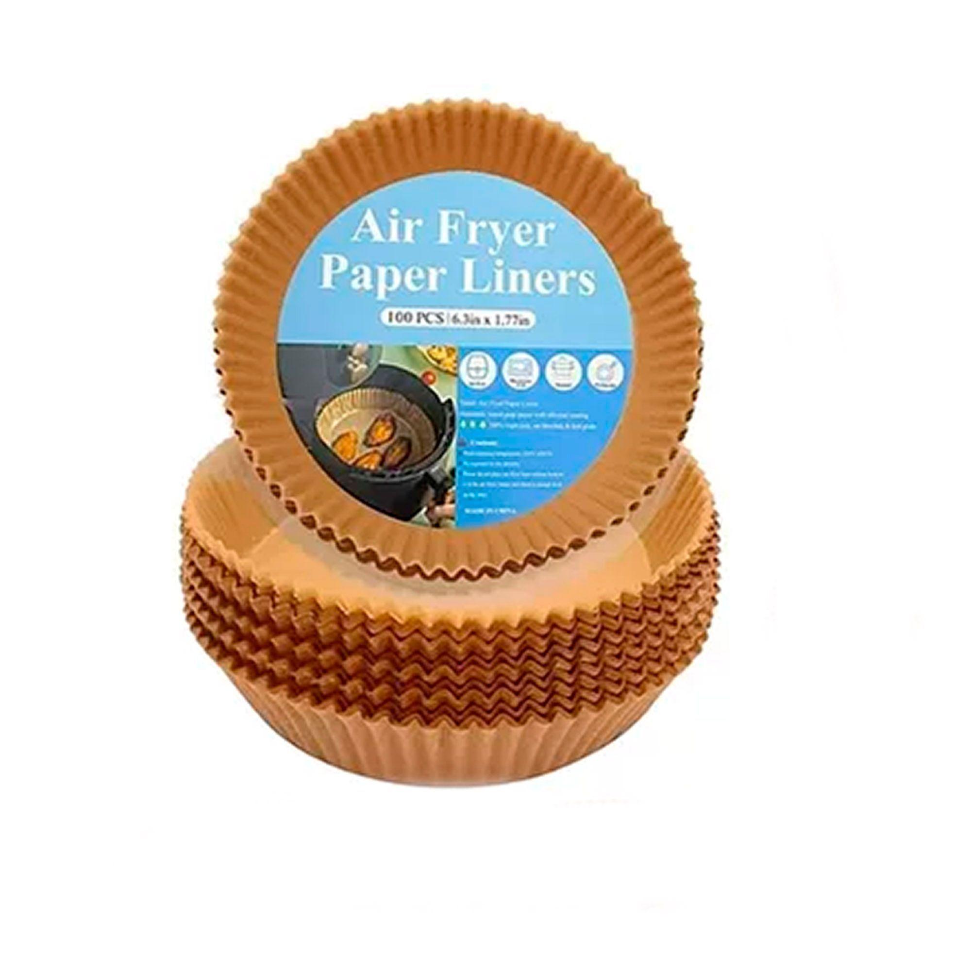 Pack 100 Forros Desechables Antiadherente Freidora Air Fryer-0
