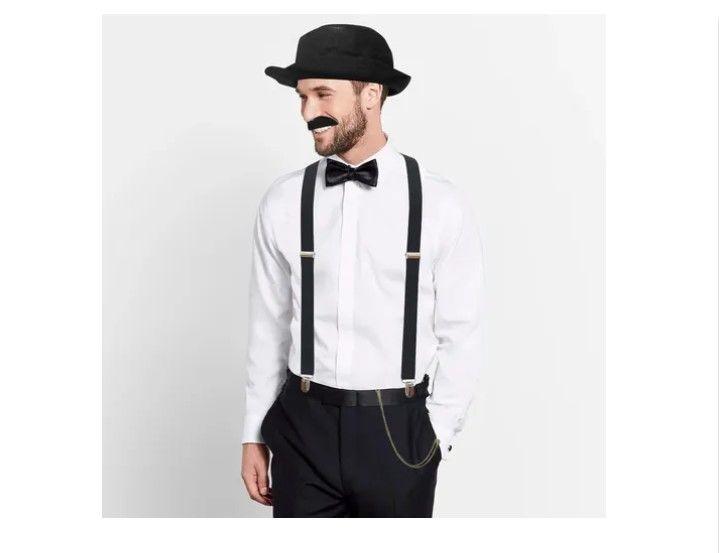 Set De Disfraz Fiesta De Gatsby 12 Piezas Para Hombre De Los Años 20-3
