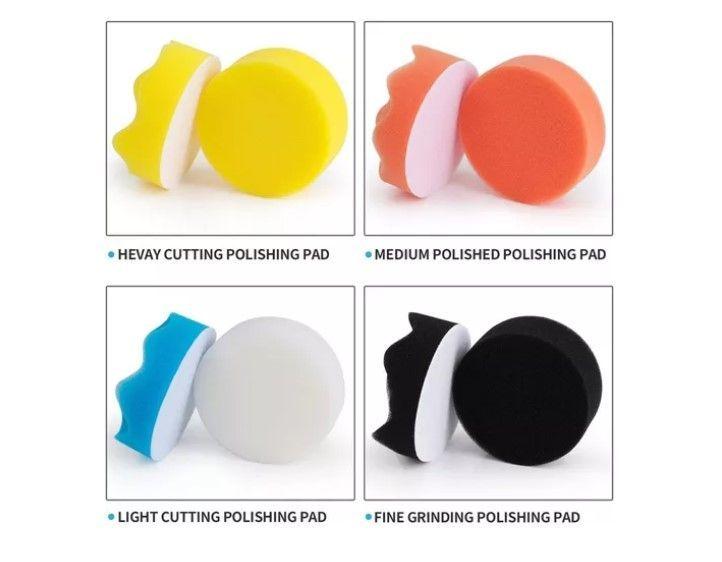 Kit De 11 Piezas Esponjas Pulir Almohadillas Para Auto-4