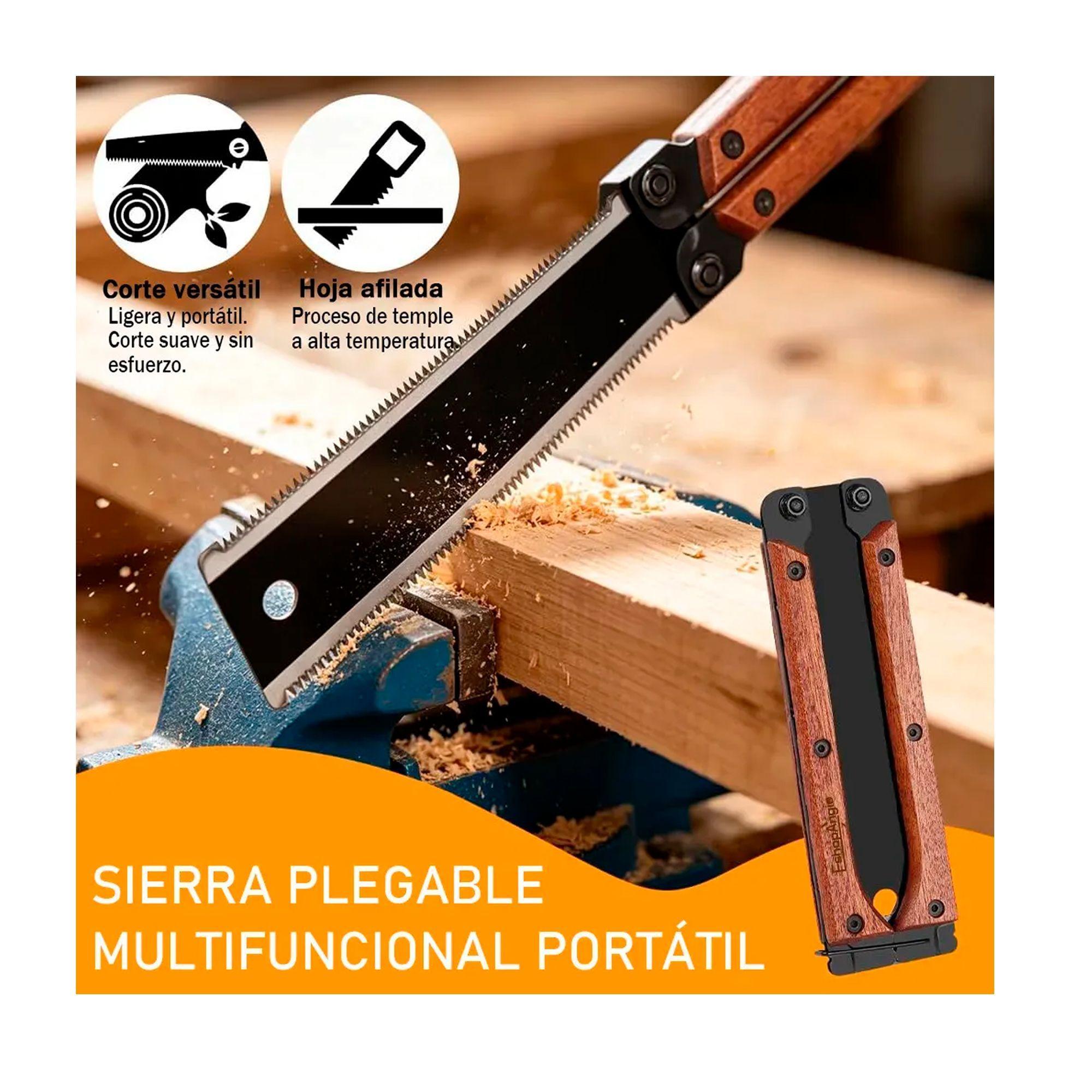 Serrucho Sierra Japones Plegable Doble Filo Tipo Mariposa-4