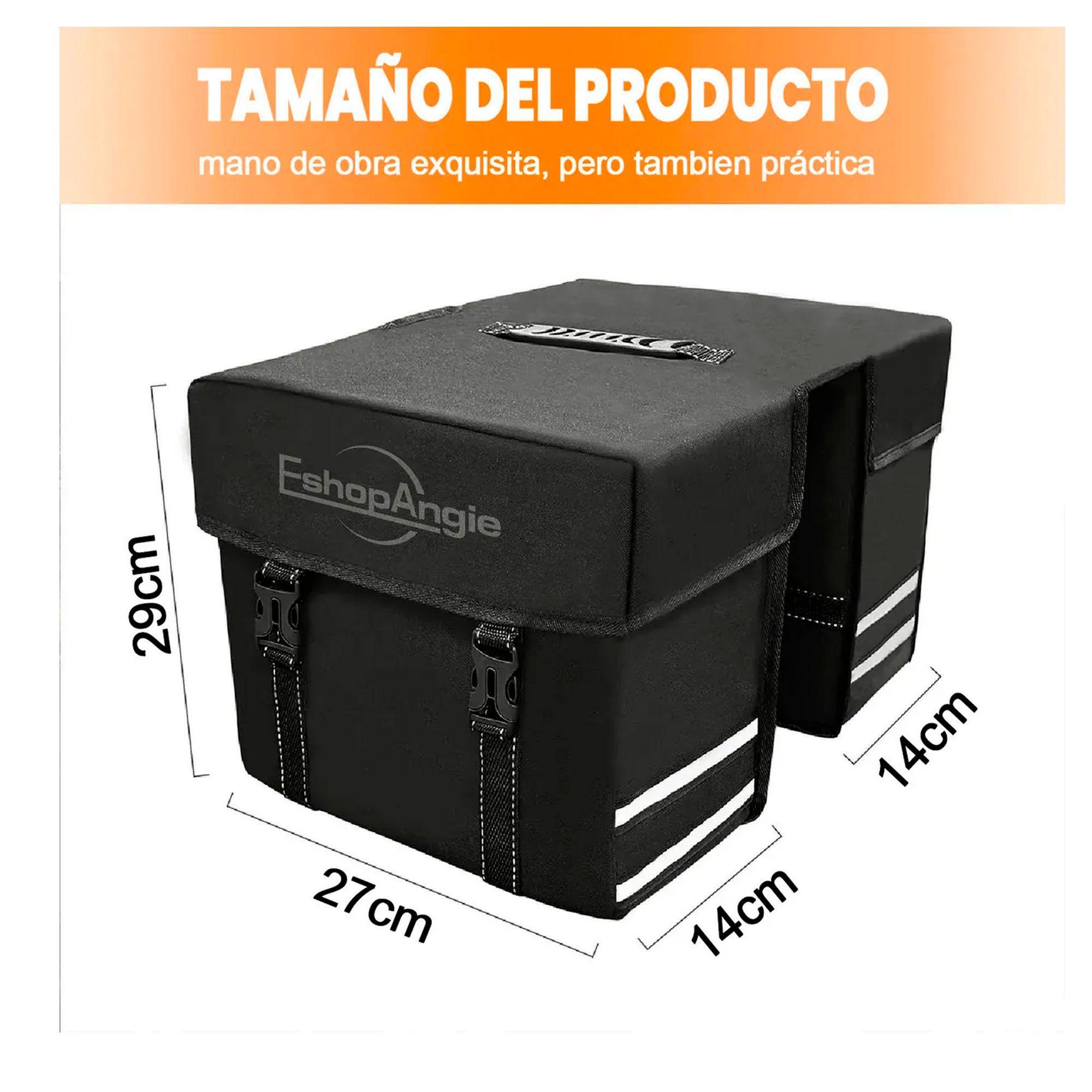 Alforja Para Bicicleta Bolso Doble Capacidad 25 Litros-2