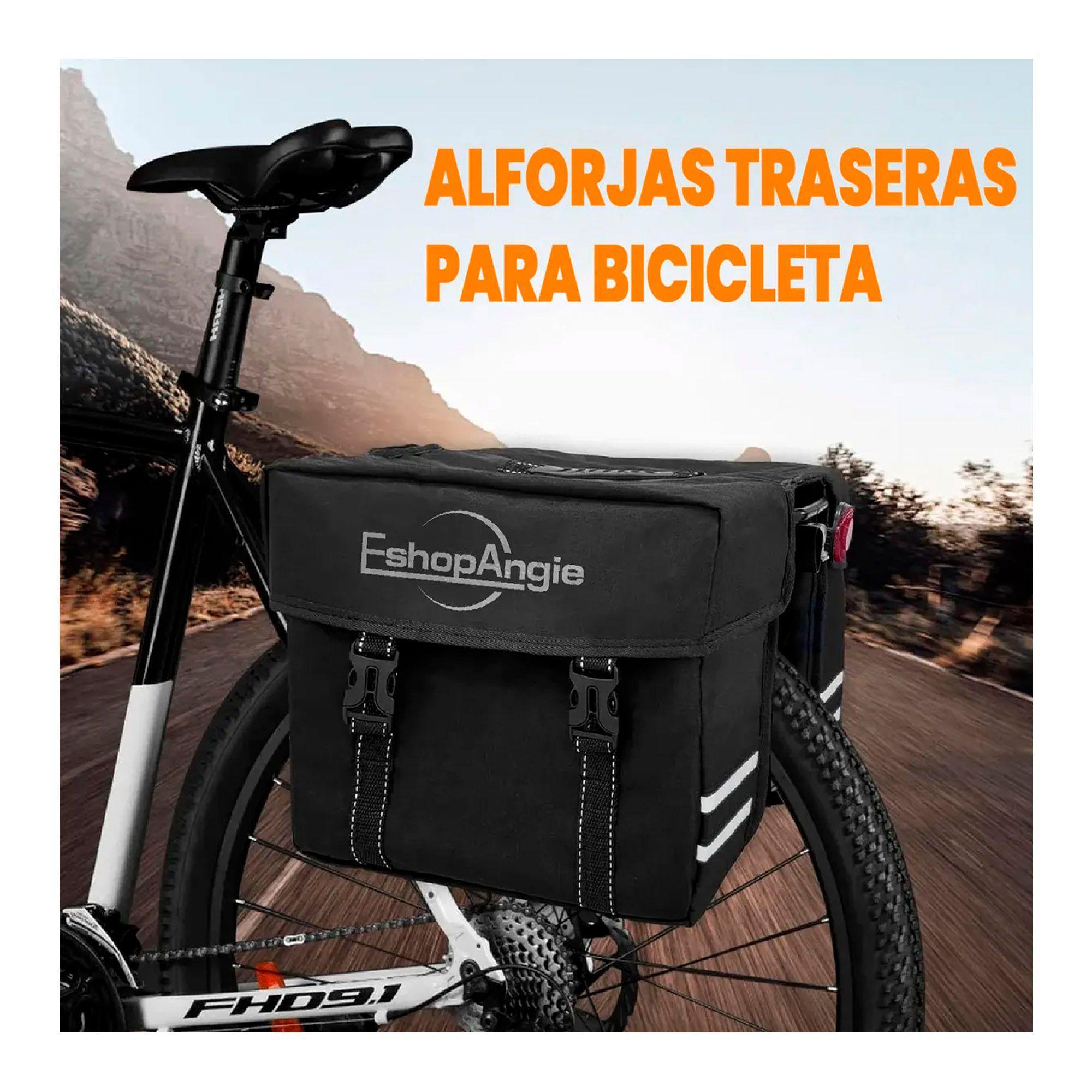 Alforja Para Bicicleta Bolso Doble Capacidad 25 Litros-4