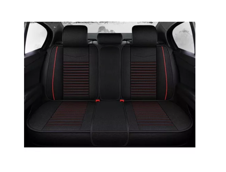Set 5 Funda Cubre Asiento Universal Tela Forro Asiento-2