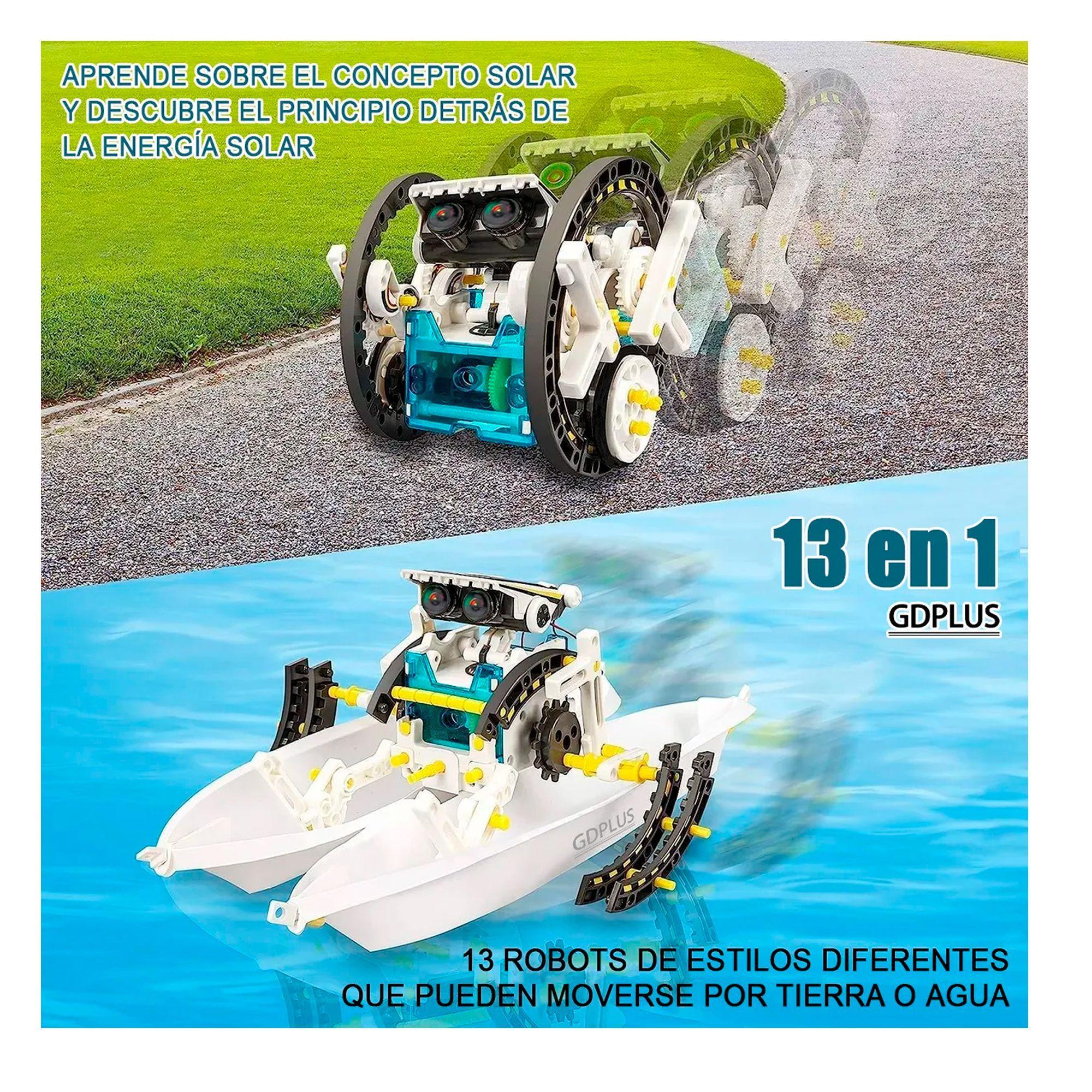 Robot Solar 13 En 1 Educativo Stem Robotica Didactico Niños-5