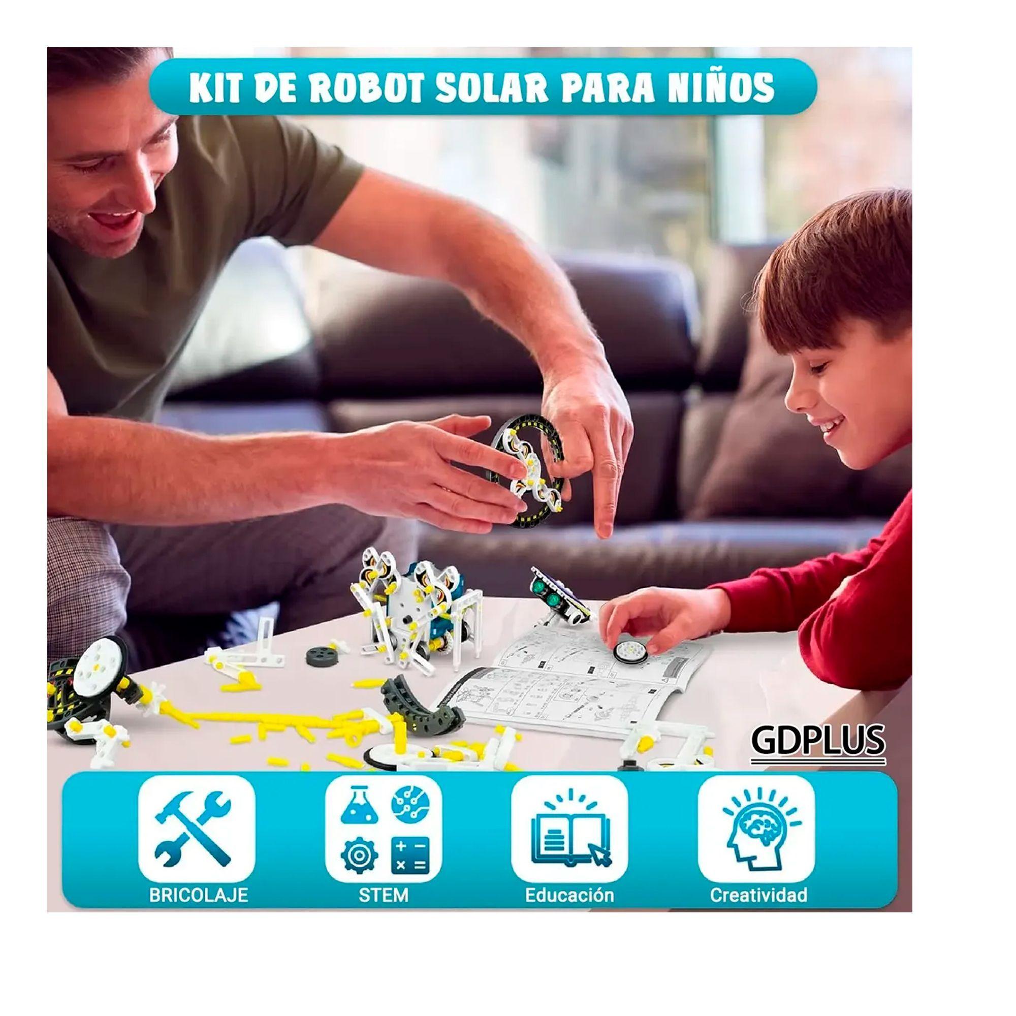 Robot Solar 13 En 1 Educativo Stem Robotica Didactico Niños-6