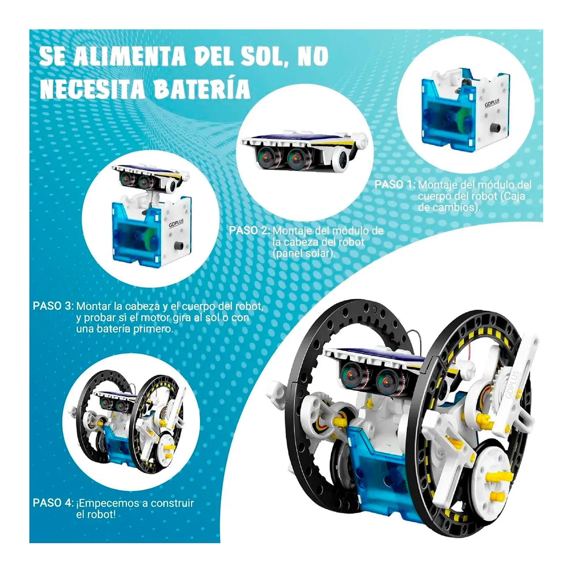 Robot Solar 13 En 1 Educativo Stem Robotica Didactico Niños-7