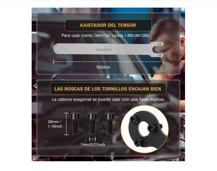 Trabador Puesta Punto Fiat 500 Punto Panda Motor 1.1 1.2 1.4-5