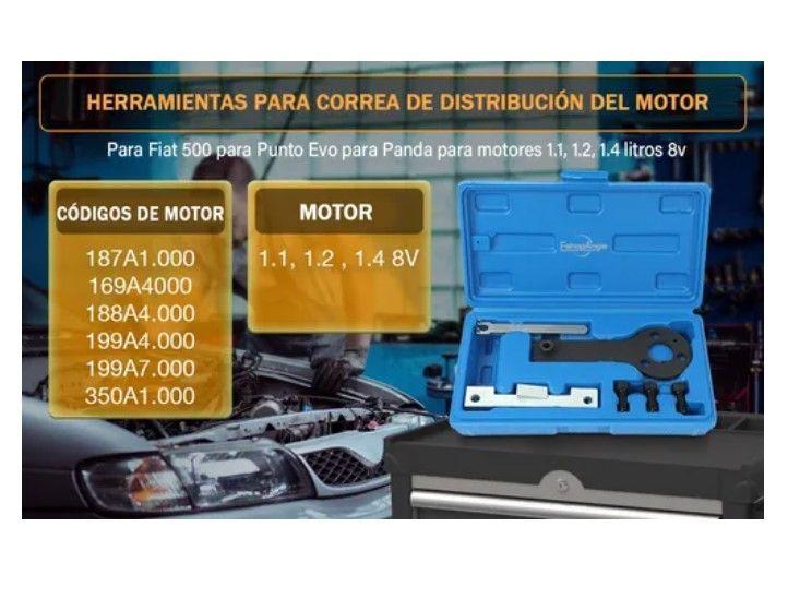 Trabador Puesta Punto Fiat 500 Punto Panda Motor 1.1 1.2 1.4-7