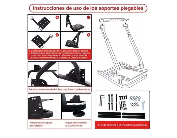 Soporte Volantes Para Thrustmaster, Fanatec, Logitech G29-5