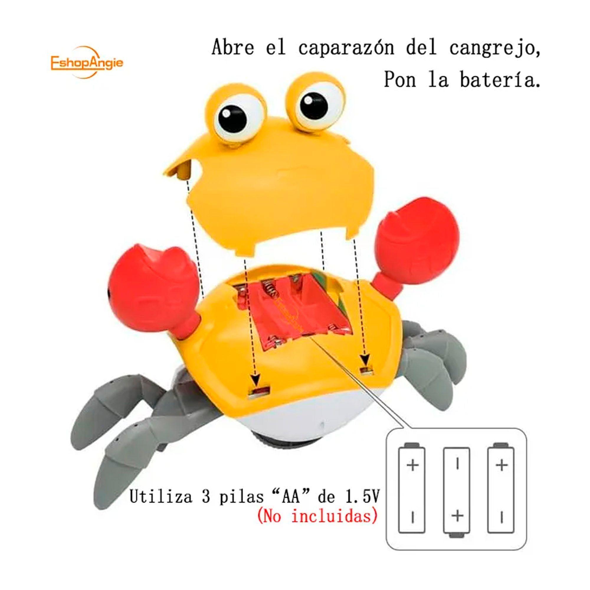 Juguete De Cangrejo Bebé Con Música Juguete A Pilas-3