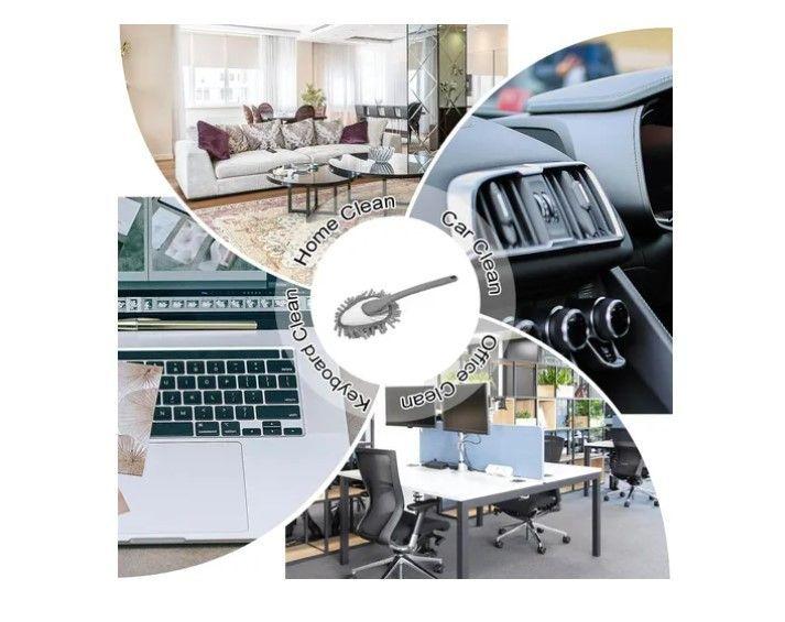 Kit Cepillos De Microfibra Auto Hogar Interior Y Exterior-5