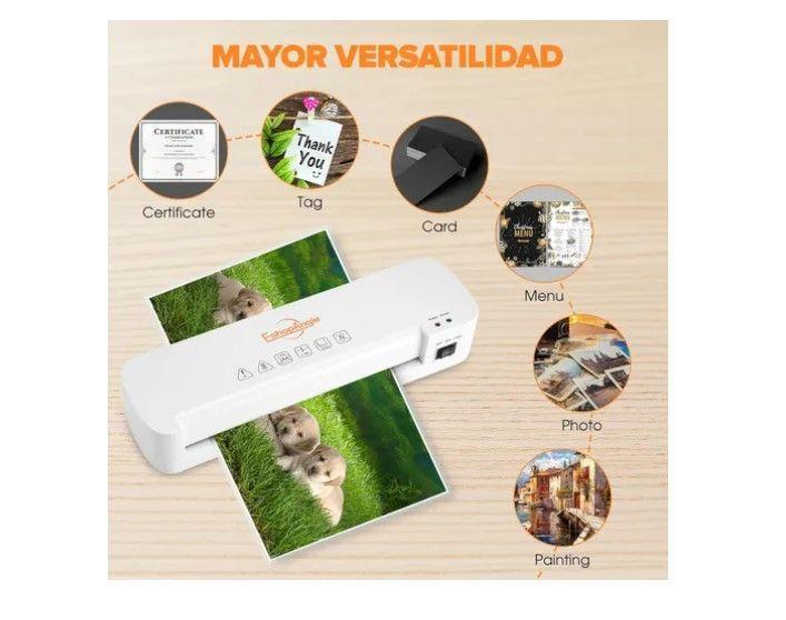 Termolaminadora Plastificadora A4 +cortador De Papel + Micas-3