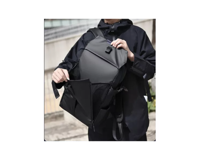 Mochila Para Viaje, Notebook, Expandible Para Balón Y Casco-6