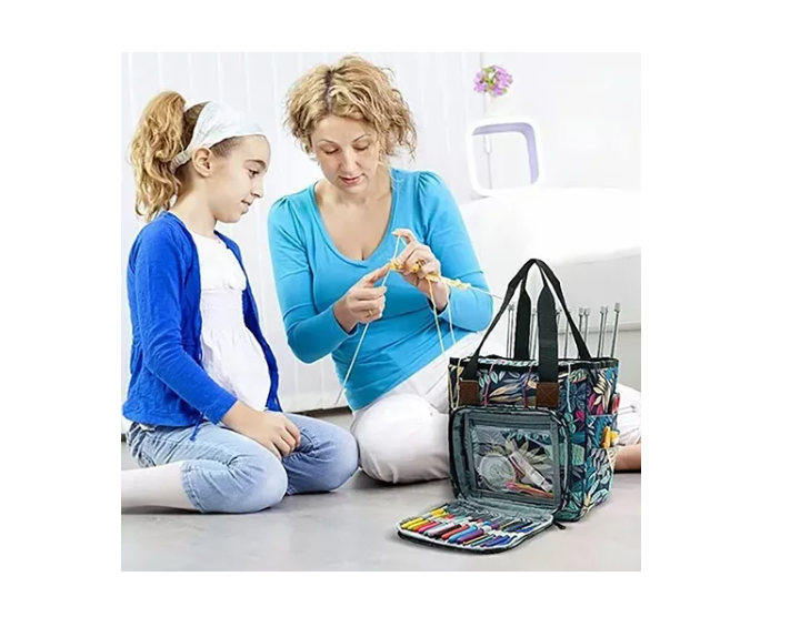 Bolso Organizador De Hilos/lana/crochet/ Tejidos-4