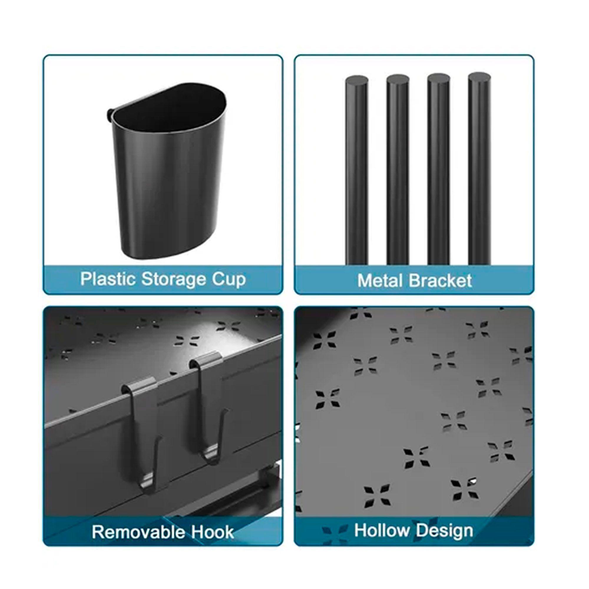 Organizador De Cocina Estante De Almacenamiento De 2 Niveles-2