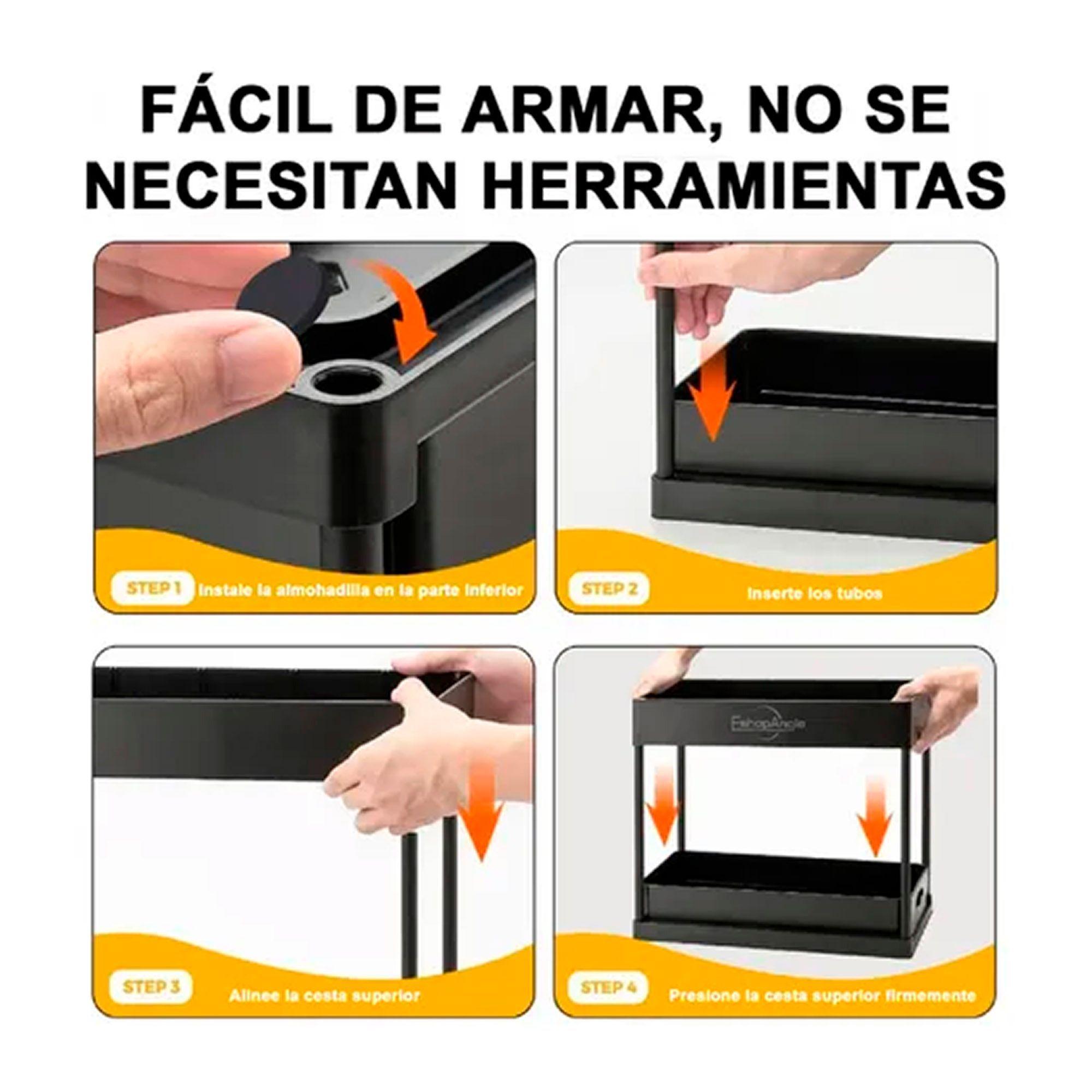 Organizador De Cocina Estante De Almacenamiento De 2 Niveles-3