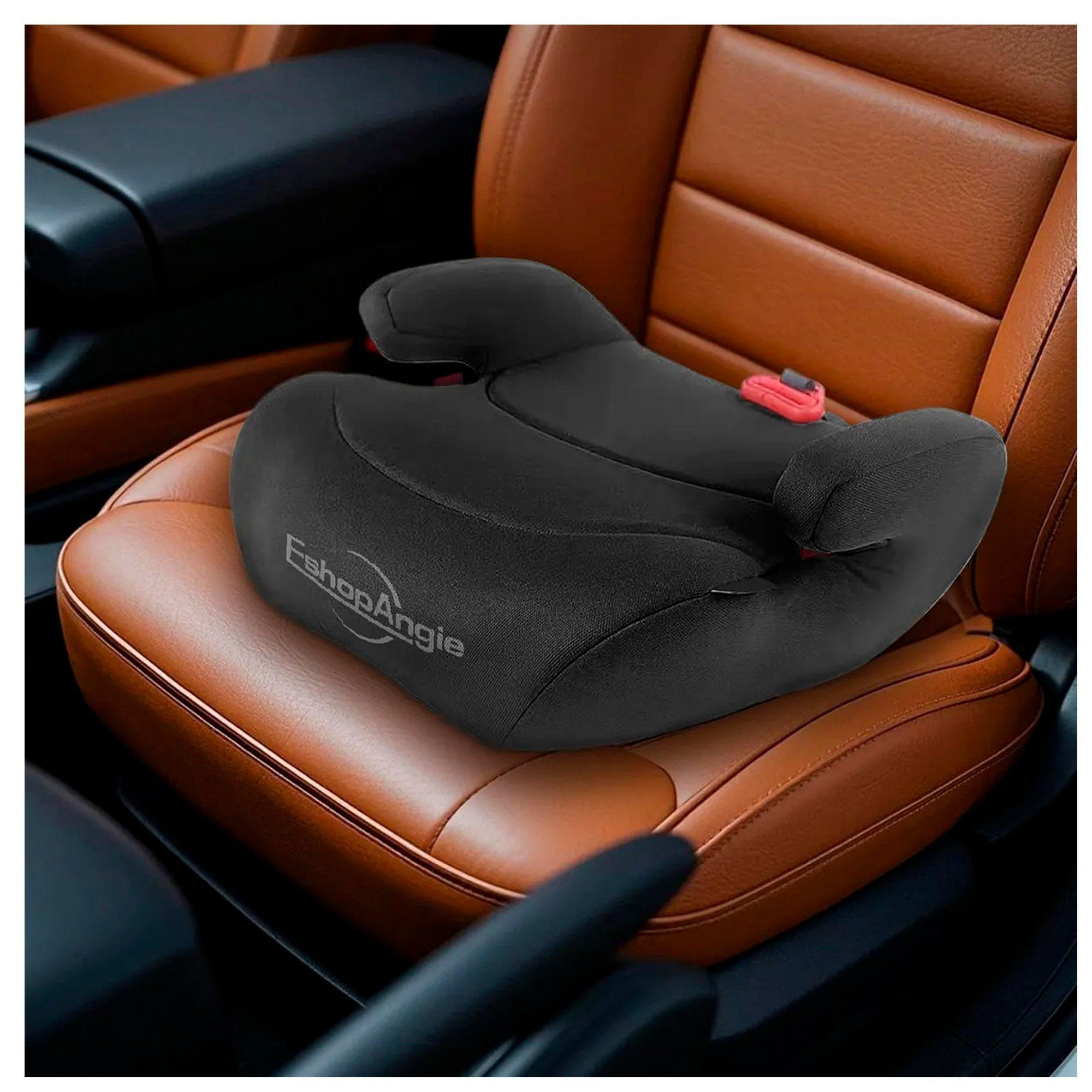Asiento Elevador Infantil Para Auto Comodo Y Seguro Negro-2