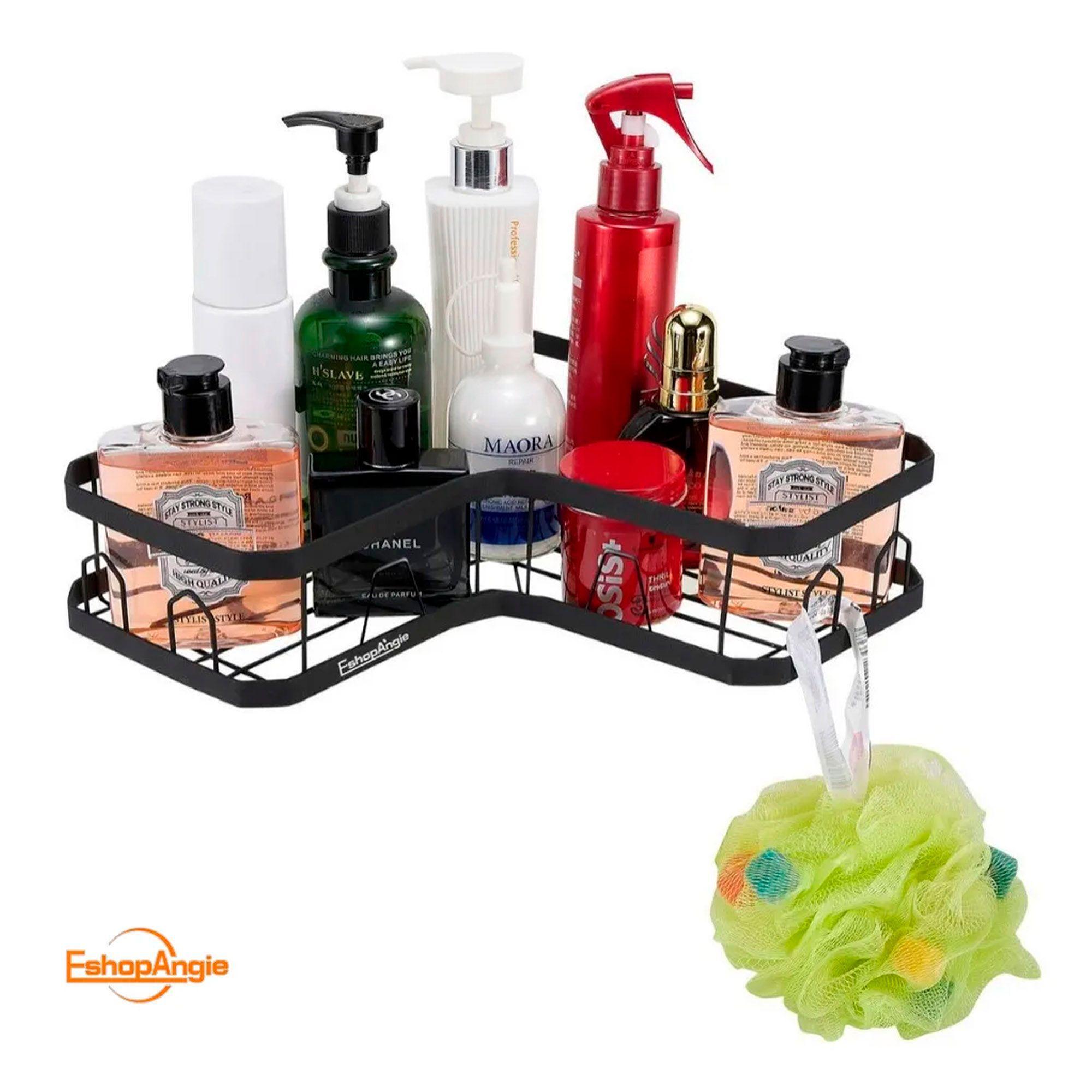 Set 5 Piezas Esquinero Organizador Ducha Baño Con Adhesivos-3