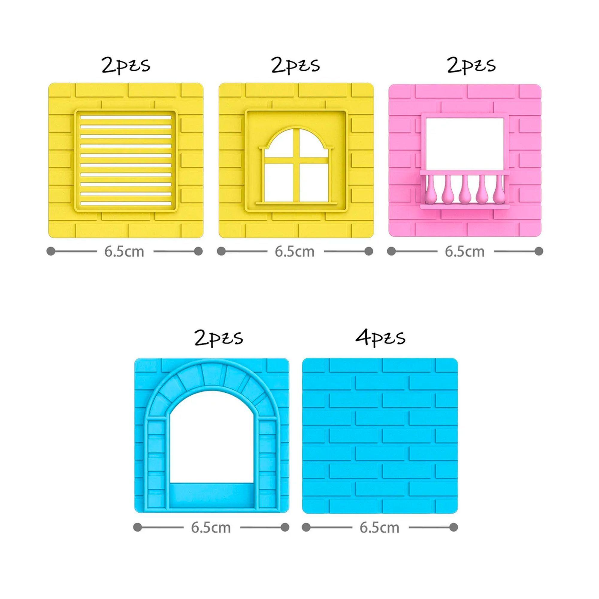 Juego De Bloques De Construcción Magnéticos 3d 88 Piezas-2