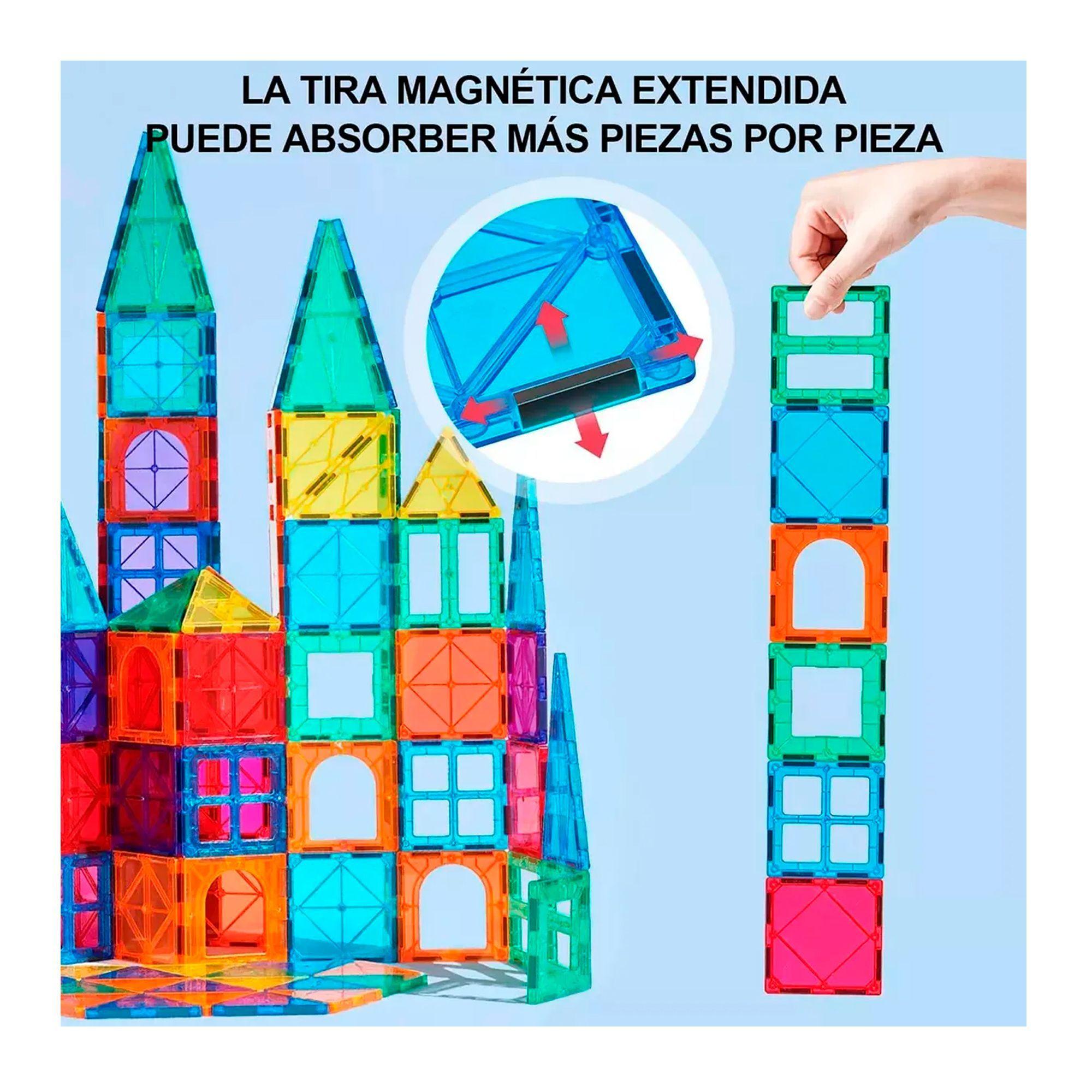 Juego De Bloques De Construcción Magnéticos 3d 88 Piezas-5