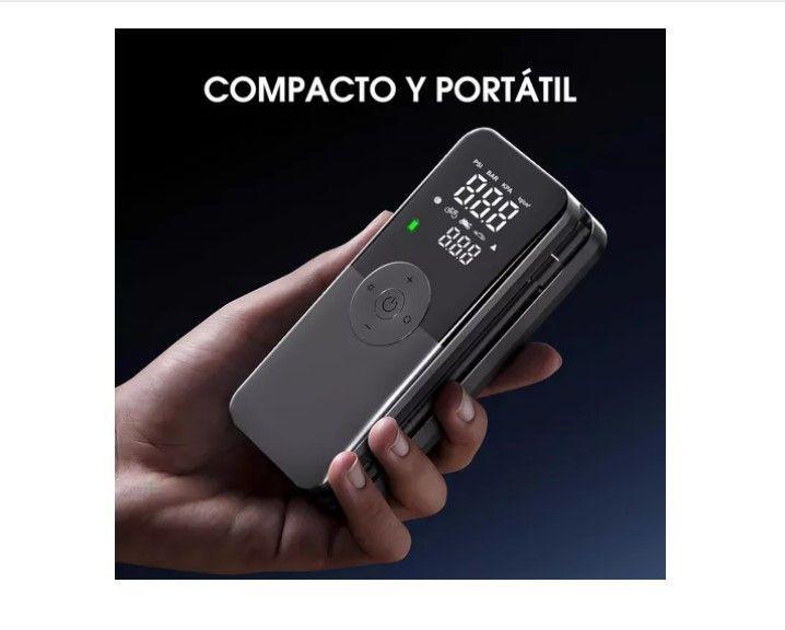 Compresor Aire 150psi Auto Moto Bicicleta Power Bank 2600mah-3