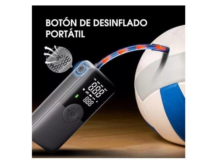 Compresor Aire 150psi Auto Moto Bicicleta Power Bank 2600mah-4