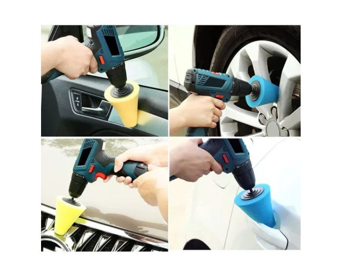 Kit De 3 Piezas Esponjas Pulir En Forma De Cono-2