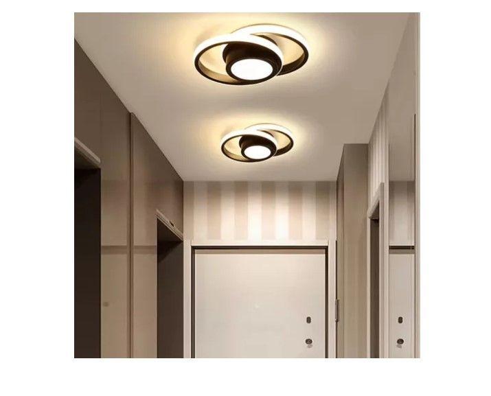 Lámpara De Techo Moderna Led Lámpara Regulable 2 Redondos-4