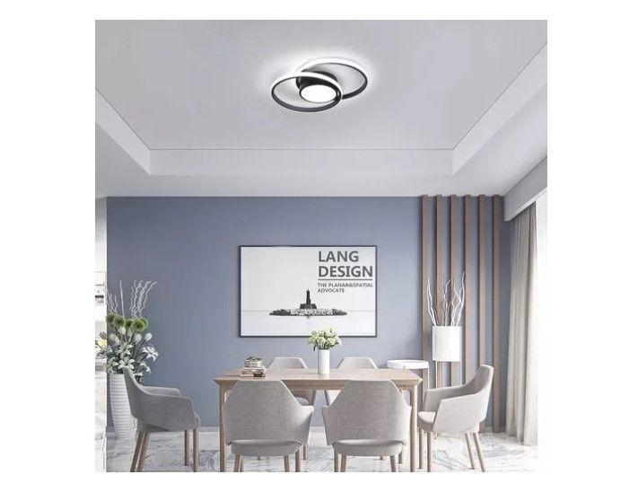 Lámpara De Techo Moderna Led Lámpara Regulable 2 Redondos-6