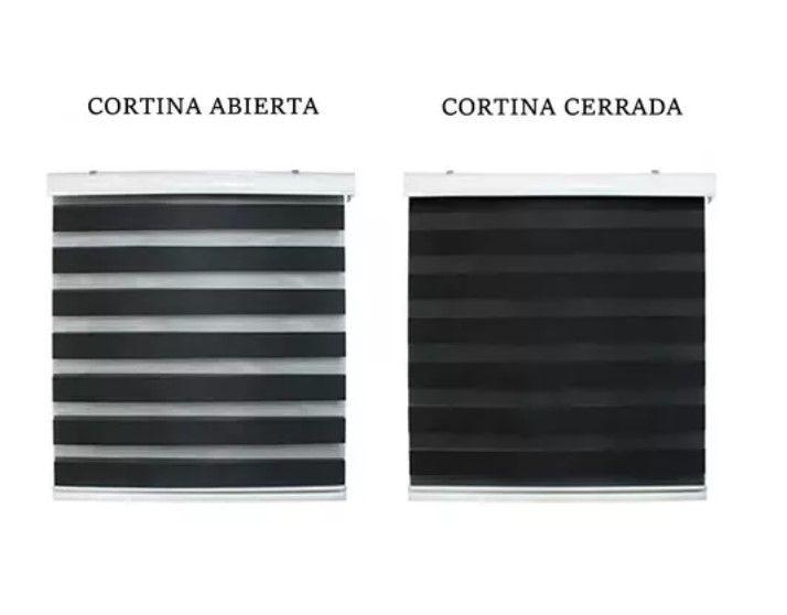 Cortina Roller Duo Zebra Dia Y Noche Persiana 100x180cm-2