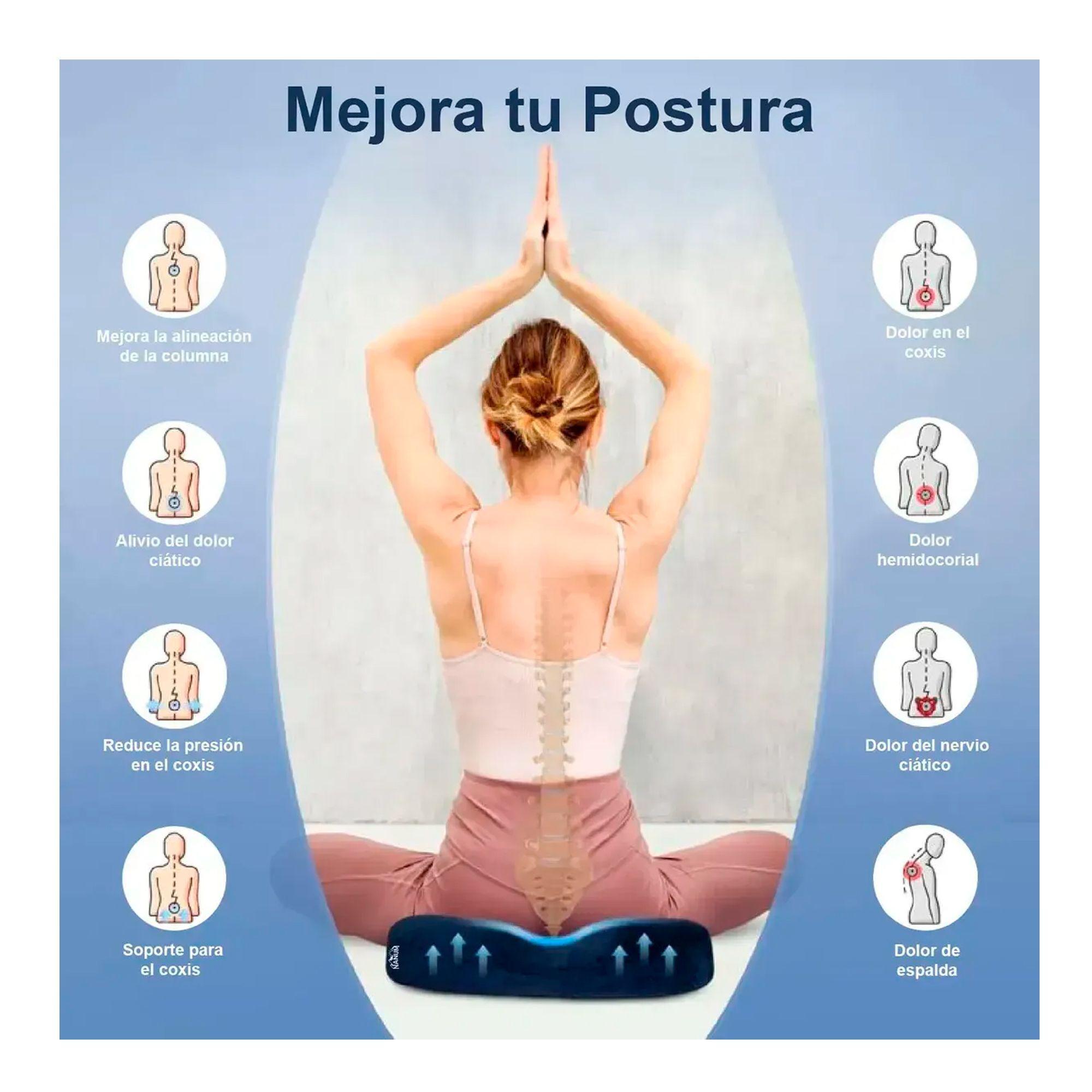 Cojin Ortopedico Antiescaras Espuma Viscoelastica Asiento-2