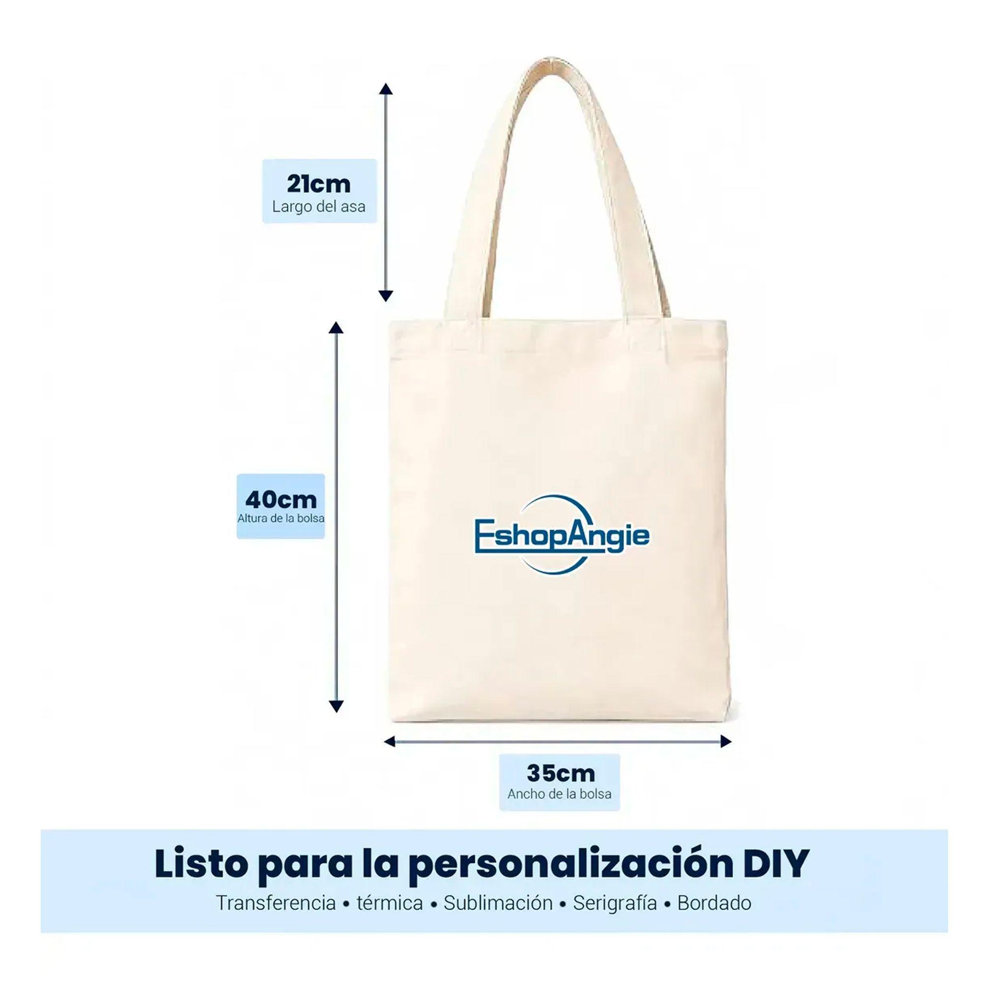 Pack 10 Bolsas De Algodon Biodegradable Reutilizable 35x40cm-3