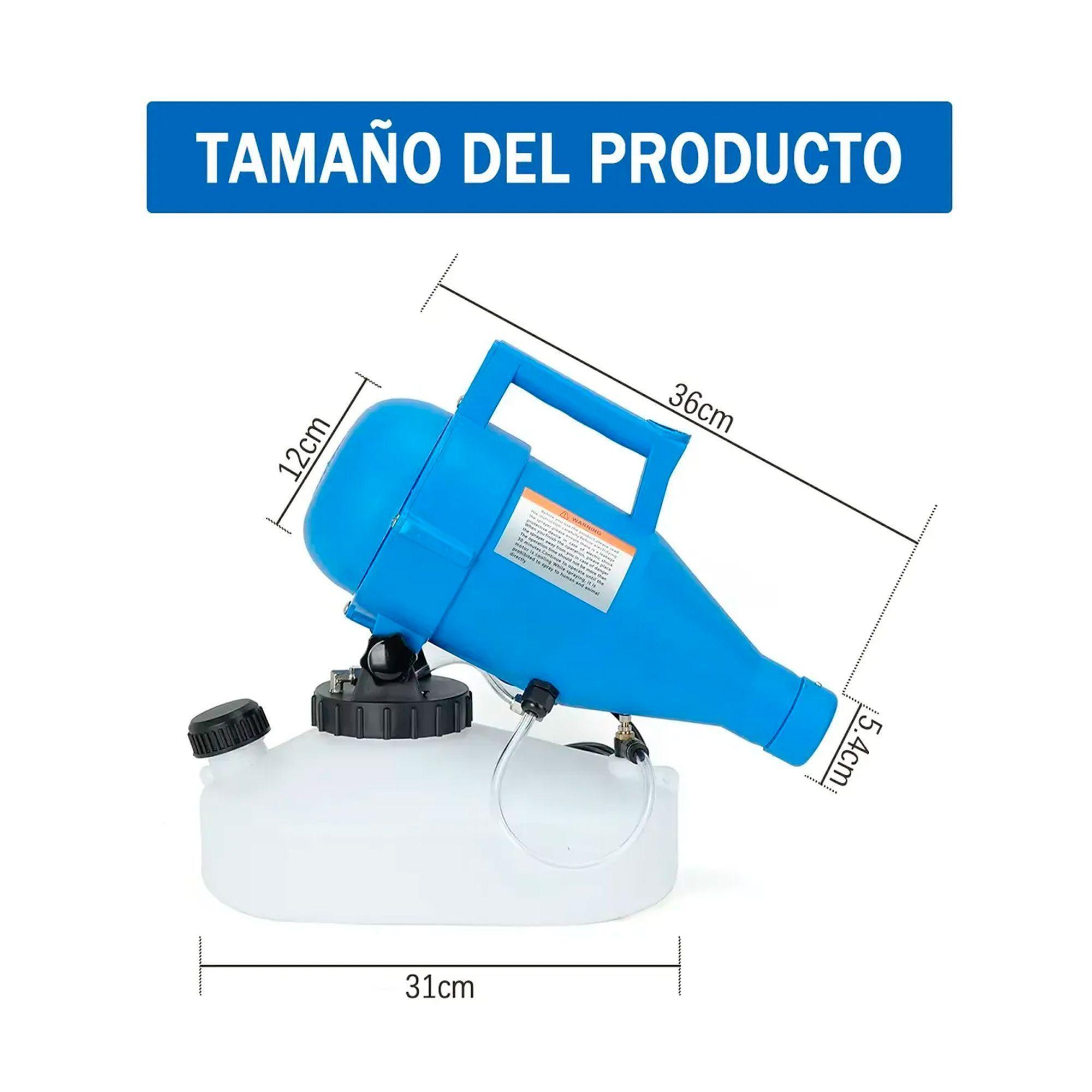 Fumigador Sanitizado Nebulizador Eléctrico 4.5l Pulverizador-3