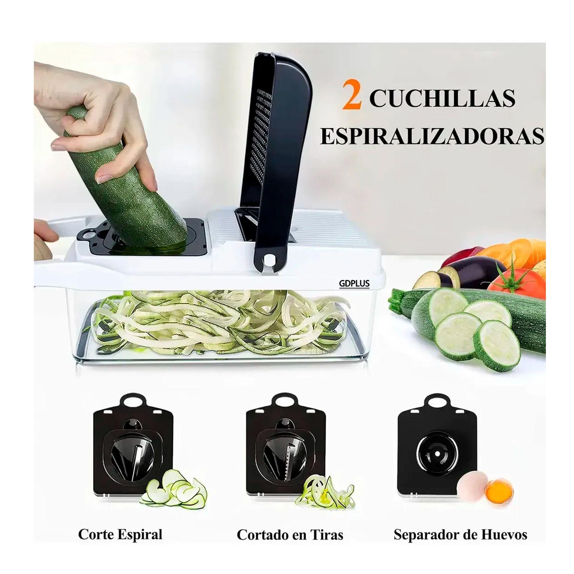 Picador De Verduras Multifuncional 26 Piezas Mandolina-4