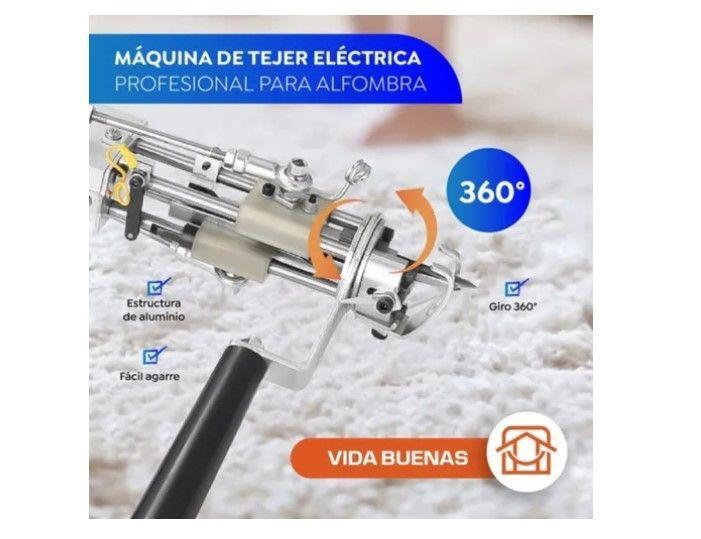 Pistola Tufting 2 En 1 Cut Y Loop Maquina De Tejer Alfombras-5