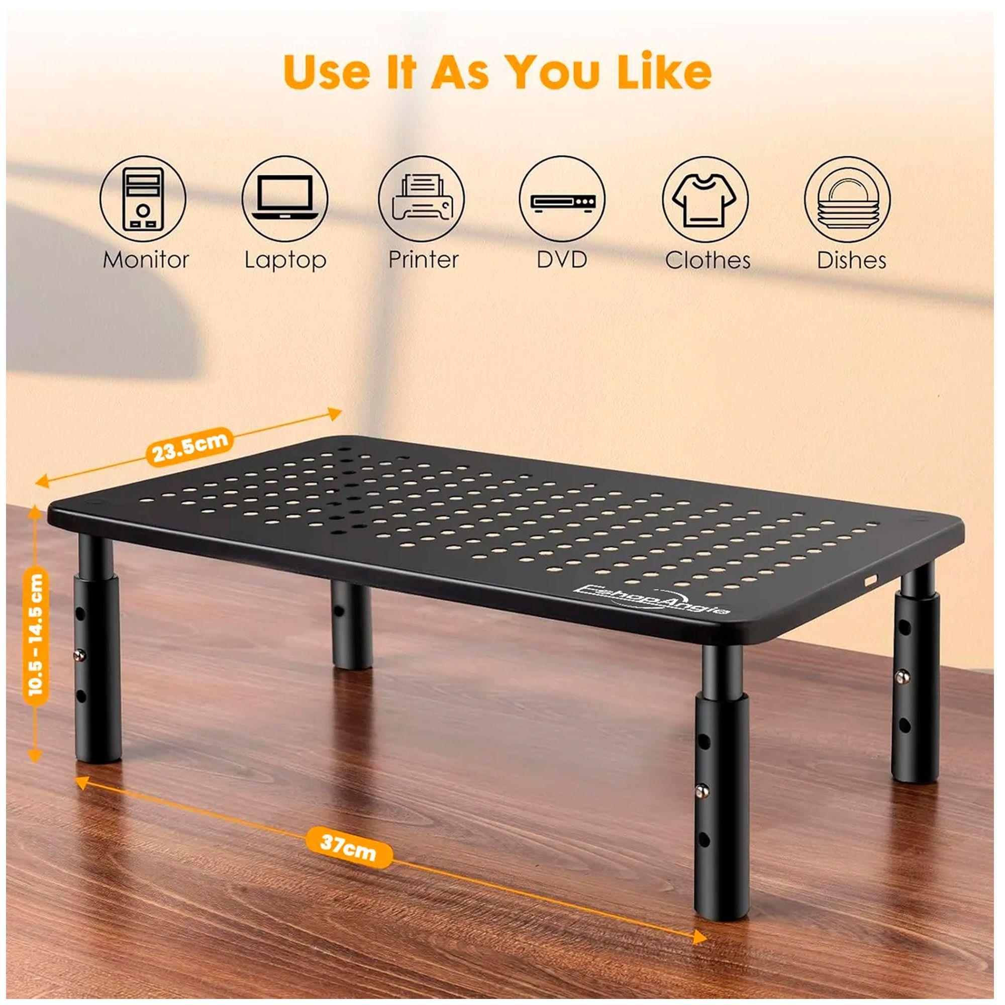 Base Mesa Monitor Alzador 3 Niveles Ajustable Notebook Pc-5