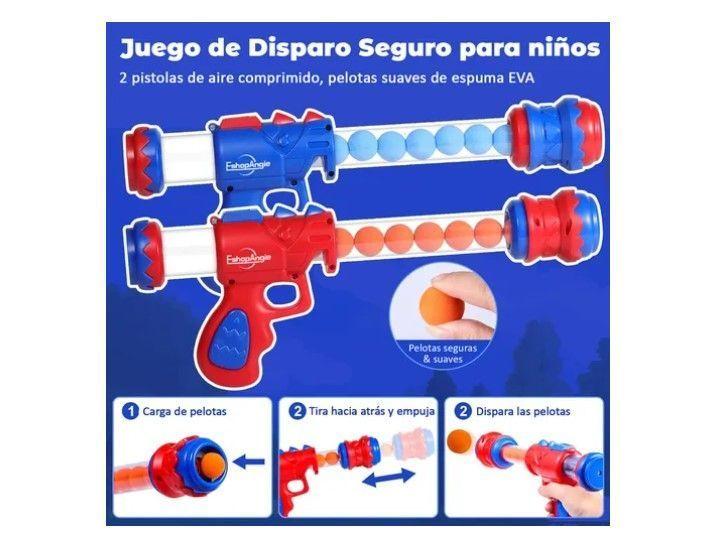 Juguete De Tiro De Dinosaurio Pistolas Lanza Pelotas-4