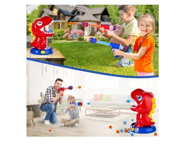 Juguete De Tiro De Dinosaurio Pistolas Lanza Pelotas-6