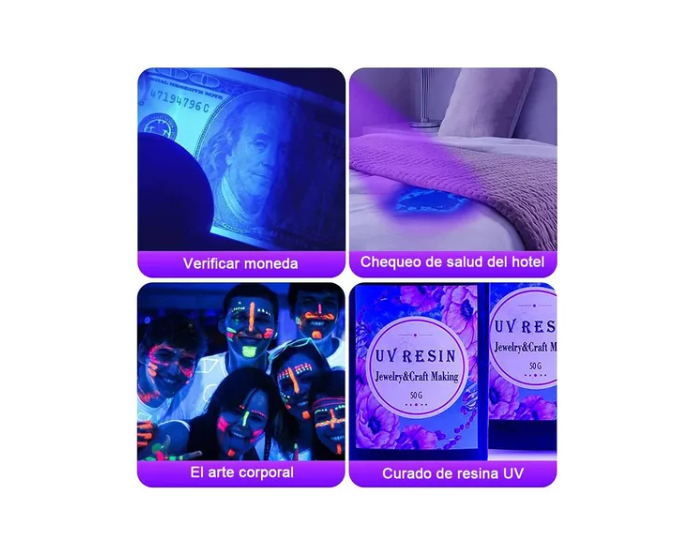 Linterna Ultravioleta 50 Led Uv Detectora Sustancias-6