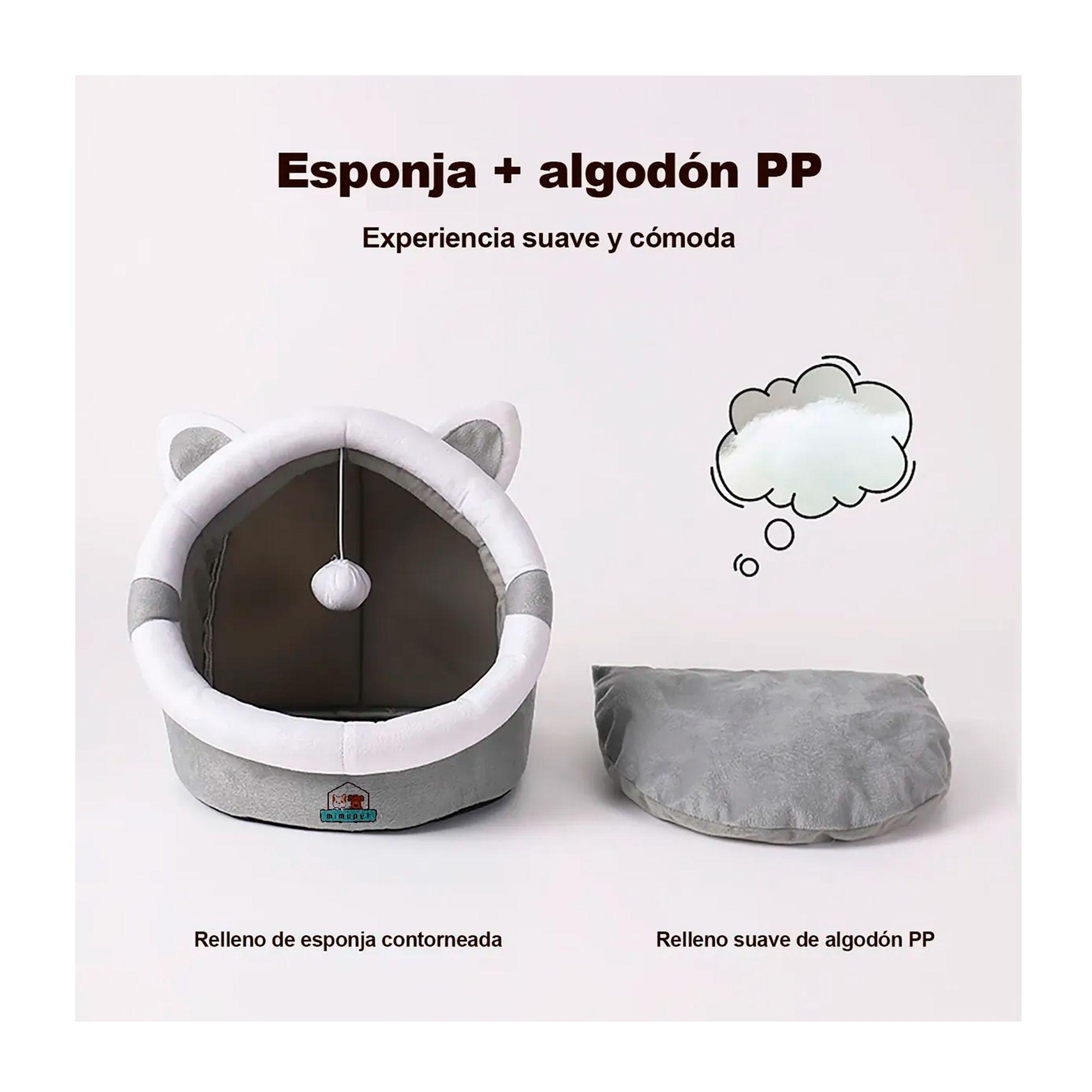 Cama Mediana C moda Para Gatos Tipo Cueva Lavable-1