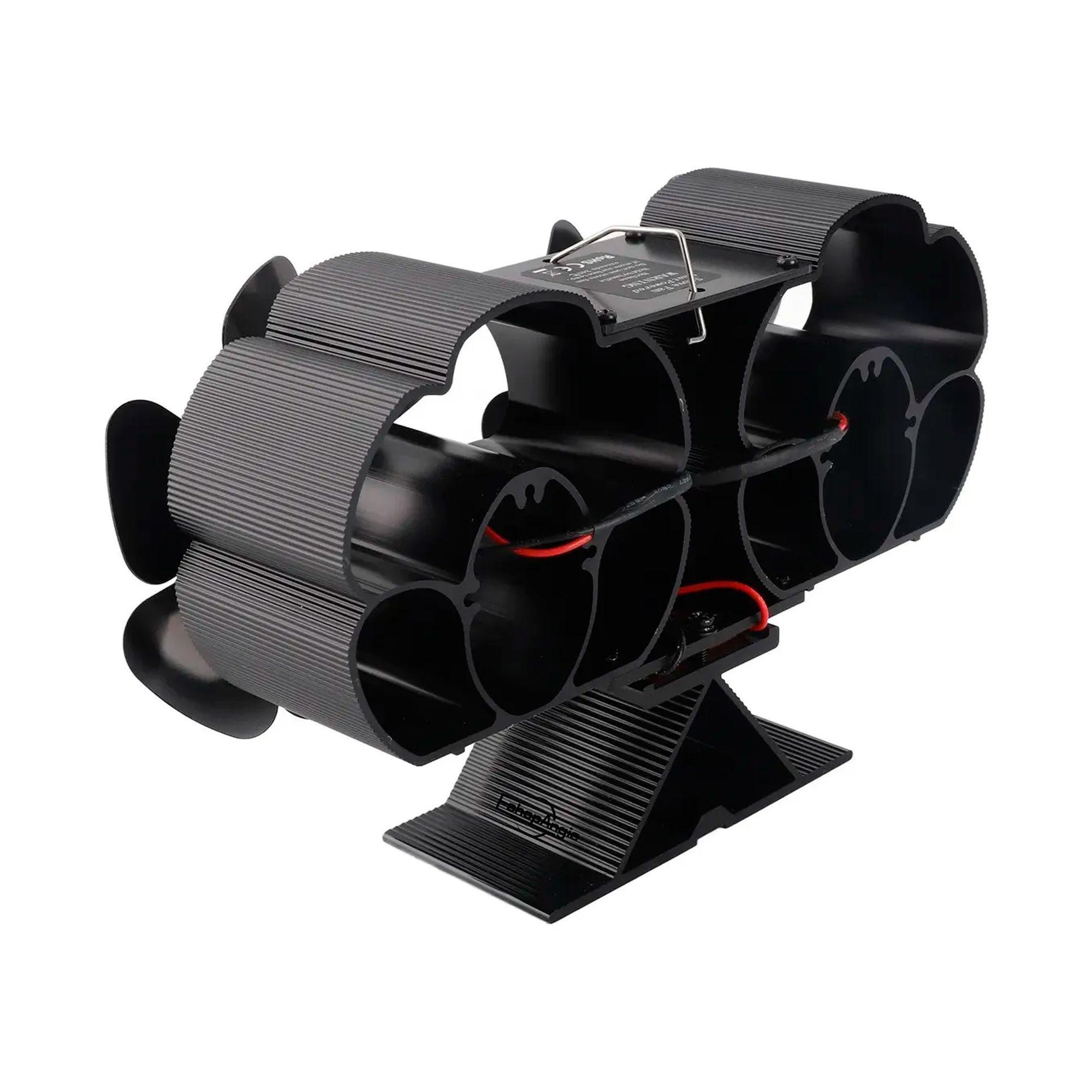 Ventilador Estufa A Leña 6 Aspas Chimenea Sin Electricidad 11 Cm-3