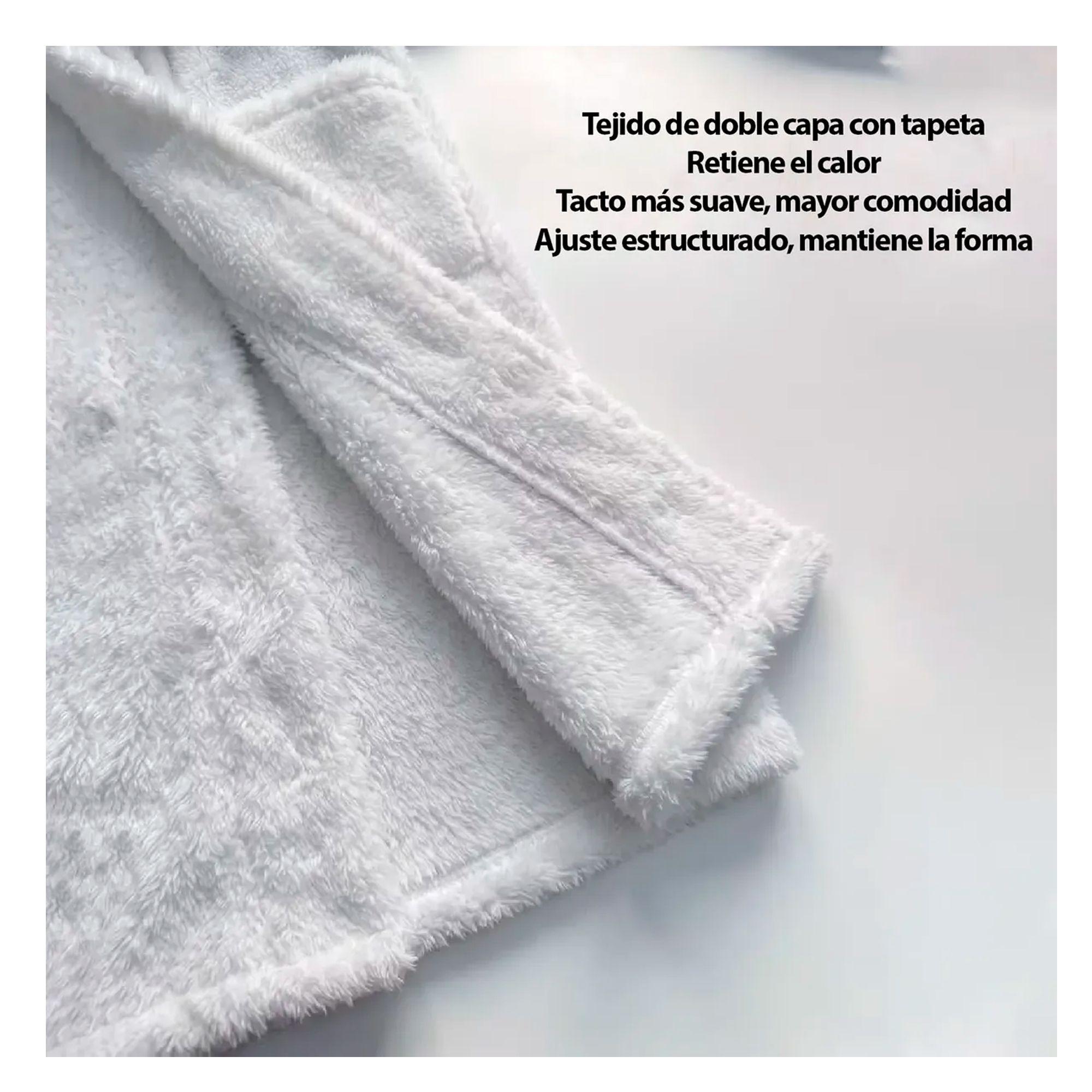 Bata De Dormir Bata De Ba o Afranelada Para Hombre Y Mujer-2