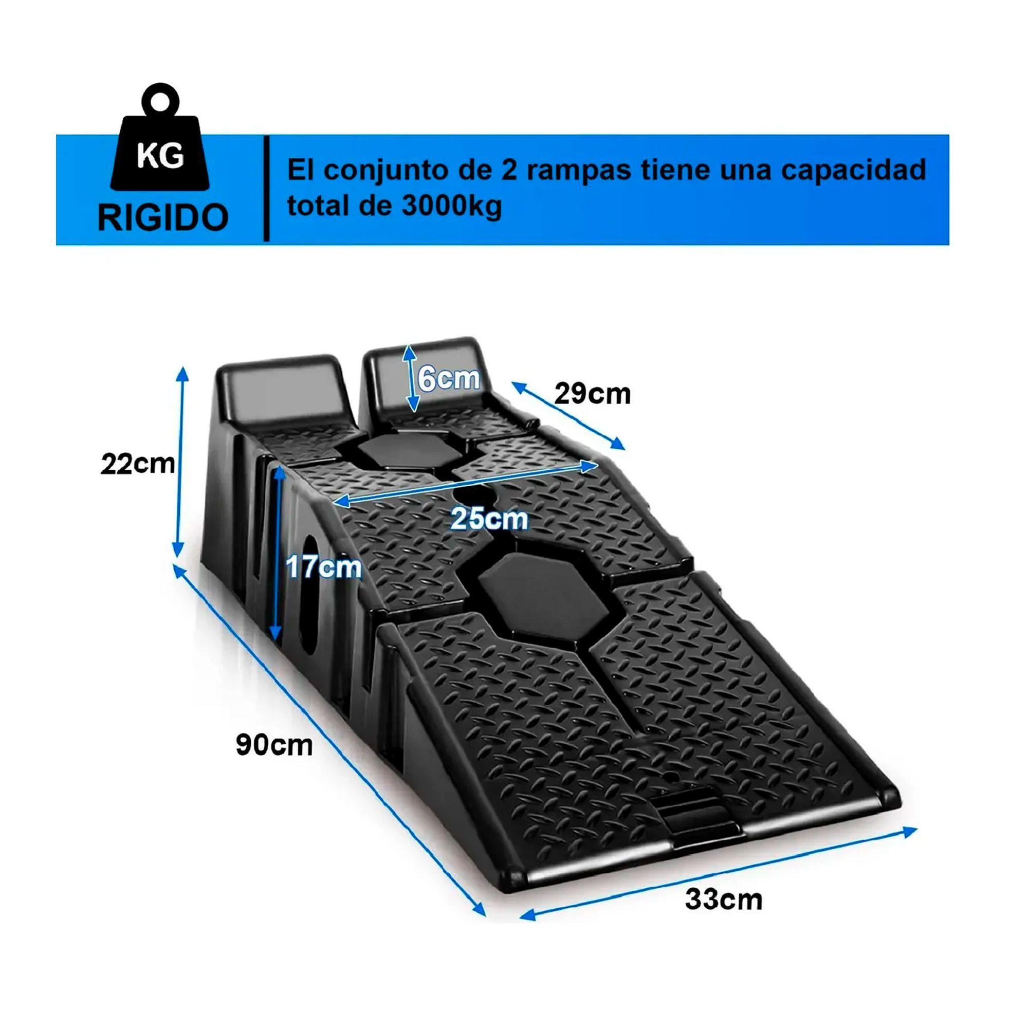 Rampas Autom viles Capacidad 3000kg Pack De 2 Unidades-4