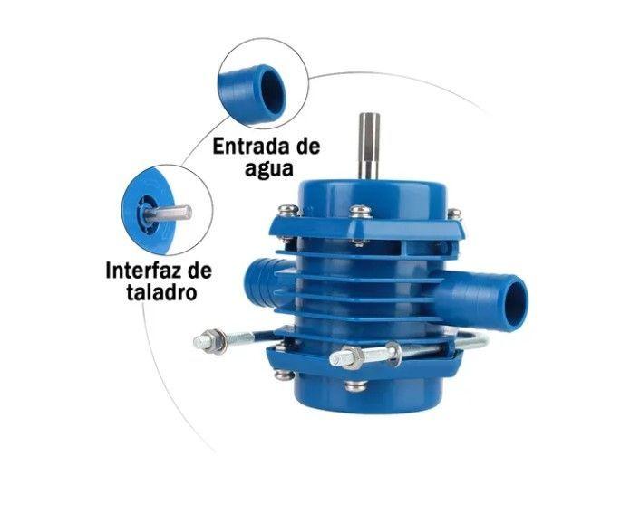 Bomba Agua De Taladro Mini Autocebante Portátil Resistente-2
