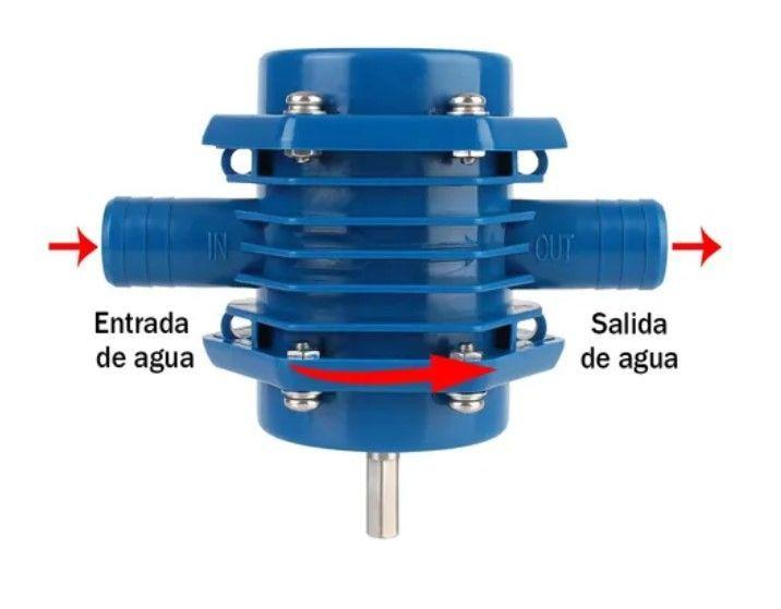 Bomba Agua De Taladro Mini Autocebante Portátil Resistente-4